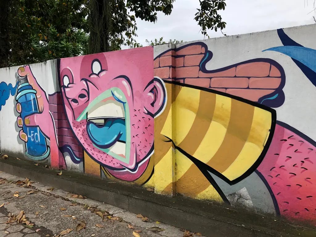 Graffiti near Jardim Botanico
