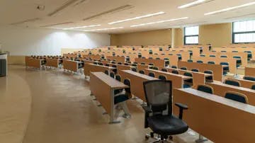 Empty Lecture Hall. Photo by Changbok Ko on Unsplash